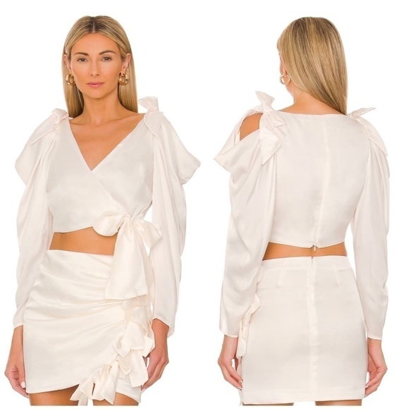 Tularosa Tops - Tularosa Naomi Top in Winter White Size S